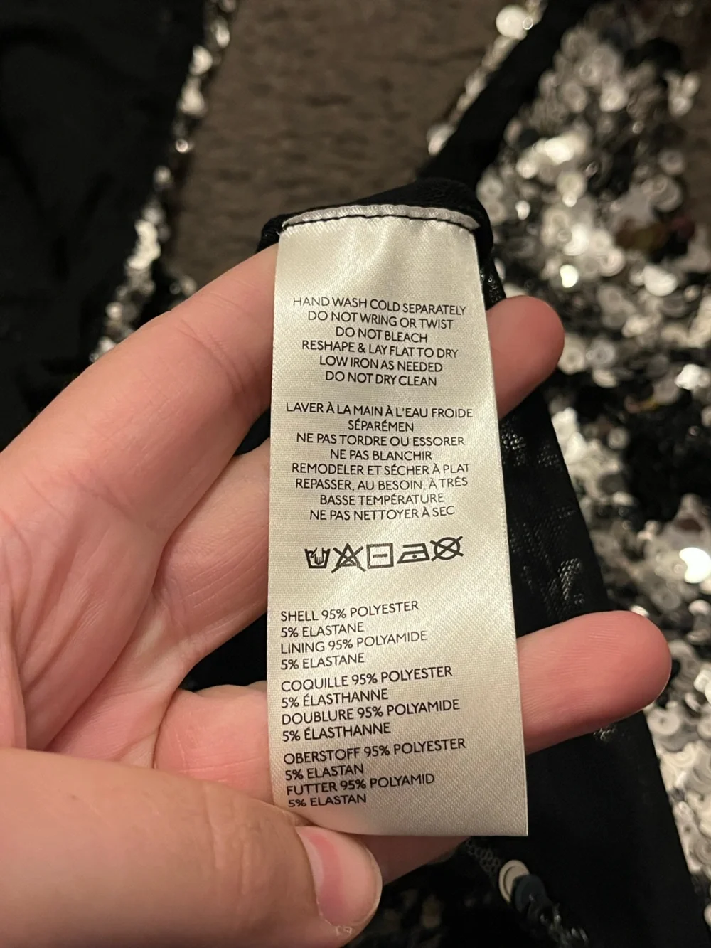Free People Faye Shine Sequins Vest